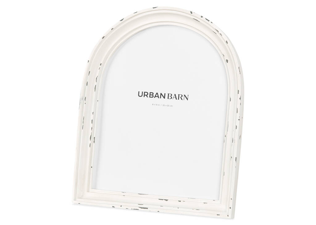 Cadre Letta 8x10 blanc antique