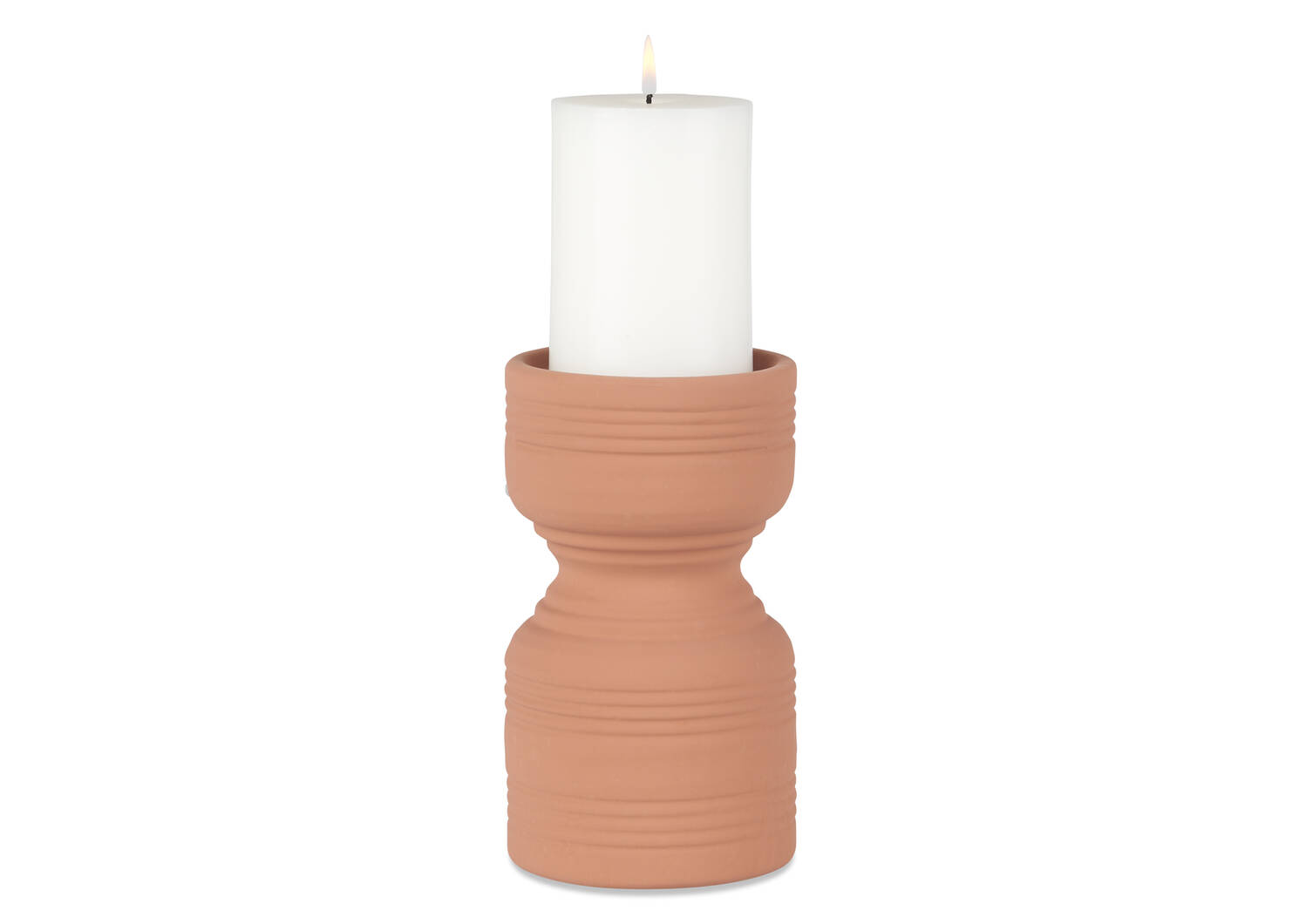 Rife Candle Holders Terracotta