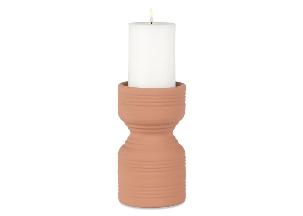 Petit porte-pilier Rife terracotta