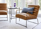 Damarco Leather Armchair -Alta Rum