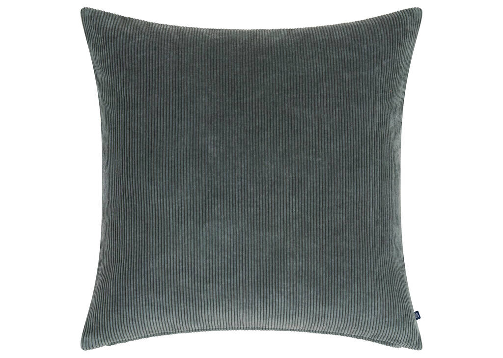 Coussin molletonné Andres 20x20 bleu