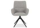 Estilo Swivel Dining Chair -Ryu Steel