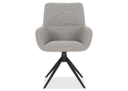 Estilo Swivel Dining Chair -Ryu Steel