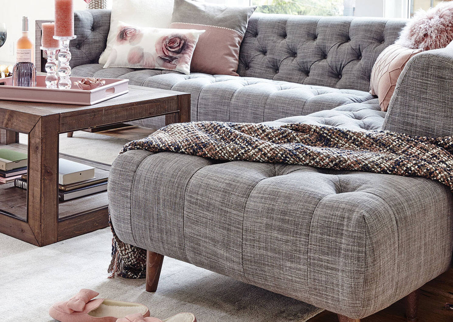 Nolan Sofa Chaise -Owen Grey, LCF