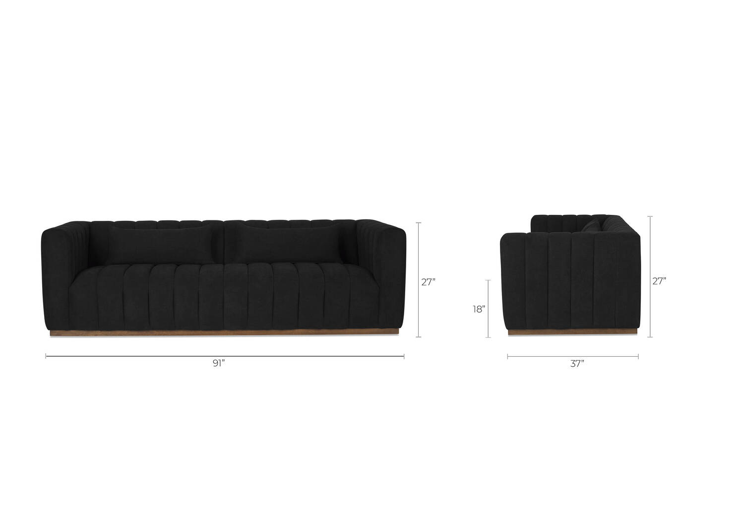 Mosley Sofa -Ren Midnight