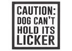 Caution Dog Wall Plaque