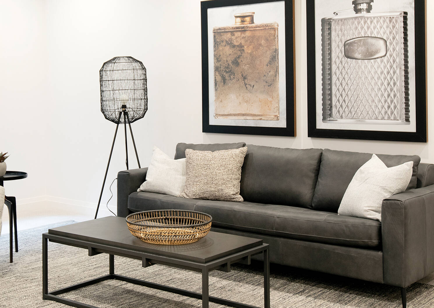 Lucca Custom Leather Sofa