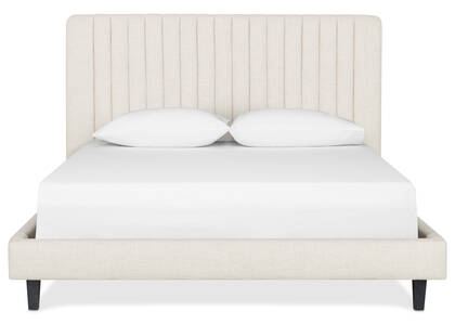 Abbott Bed -Levie Sand, QUEEN