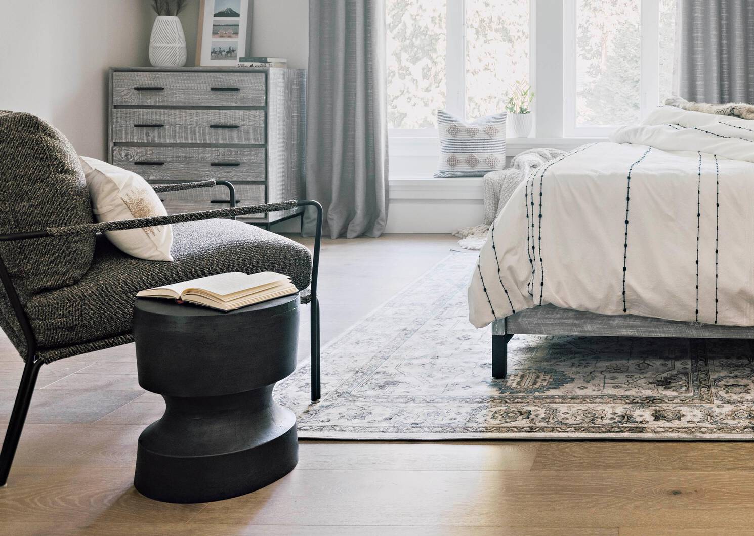 Table d'appoint Laredo -graphite