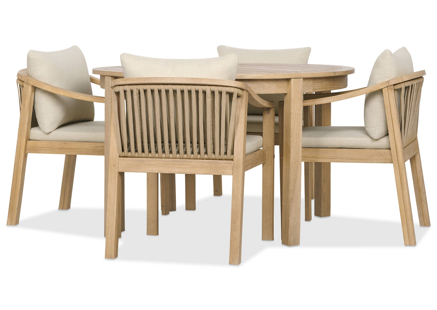 Tulum Outdoor Round Dining Table -Natura
