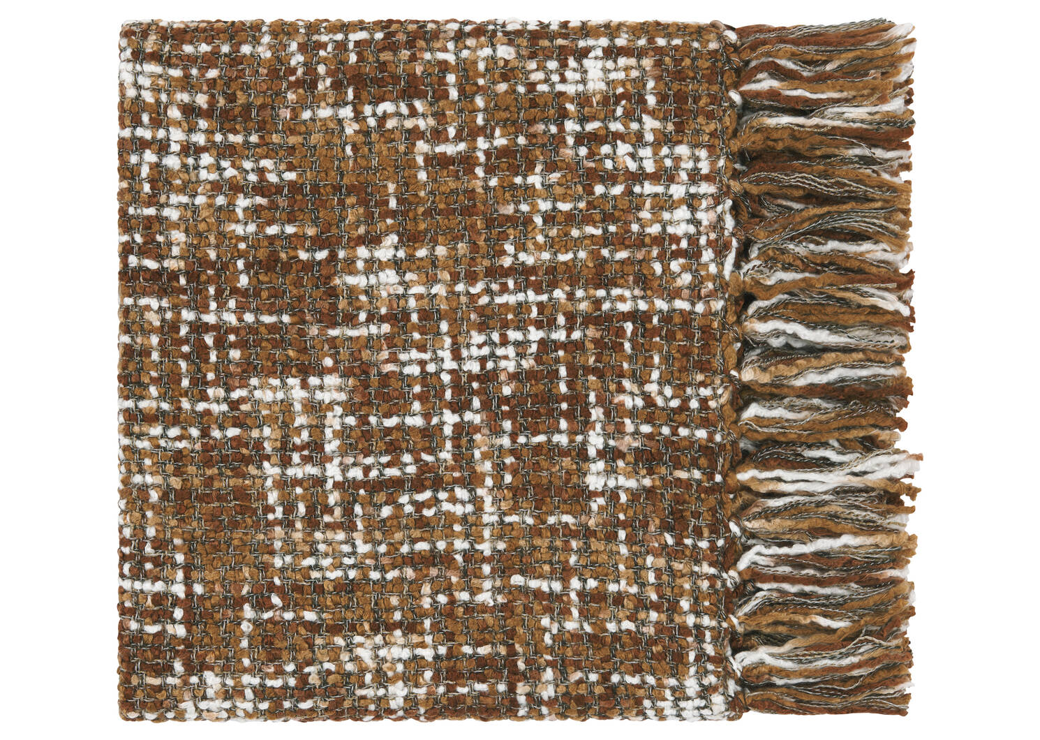Betina Throw Ivory/Brown