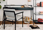 Axl Office Chair -Black Oak
