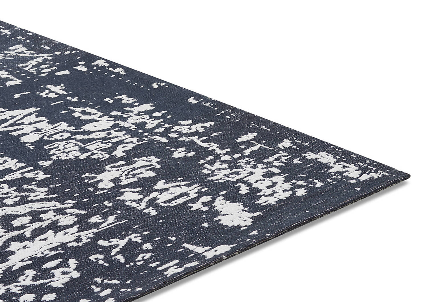 Fontana Rug 108x144 Dark Blue/Ivory