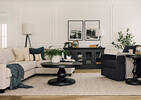 Cosette Rug 108x144 Ivory/Natural