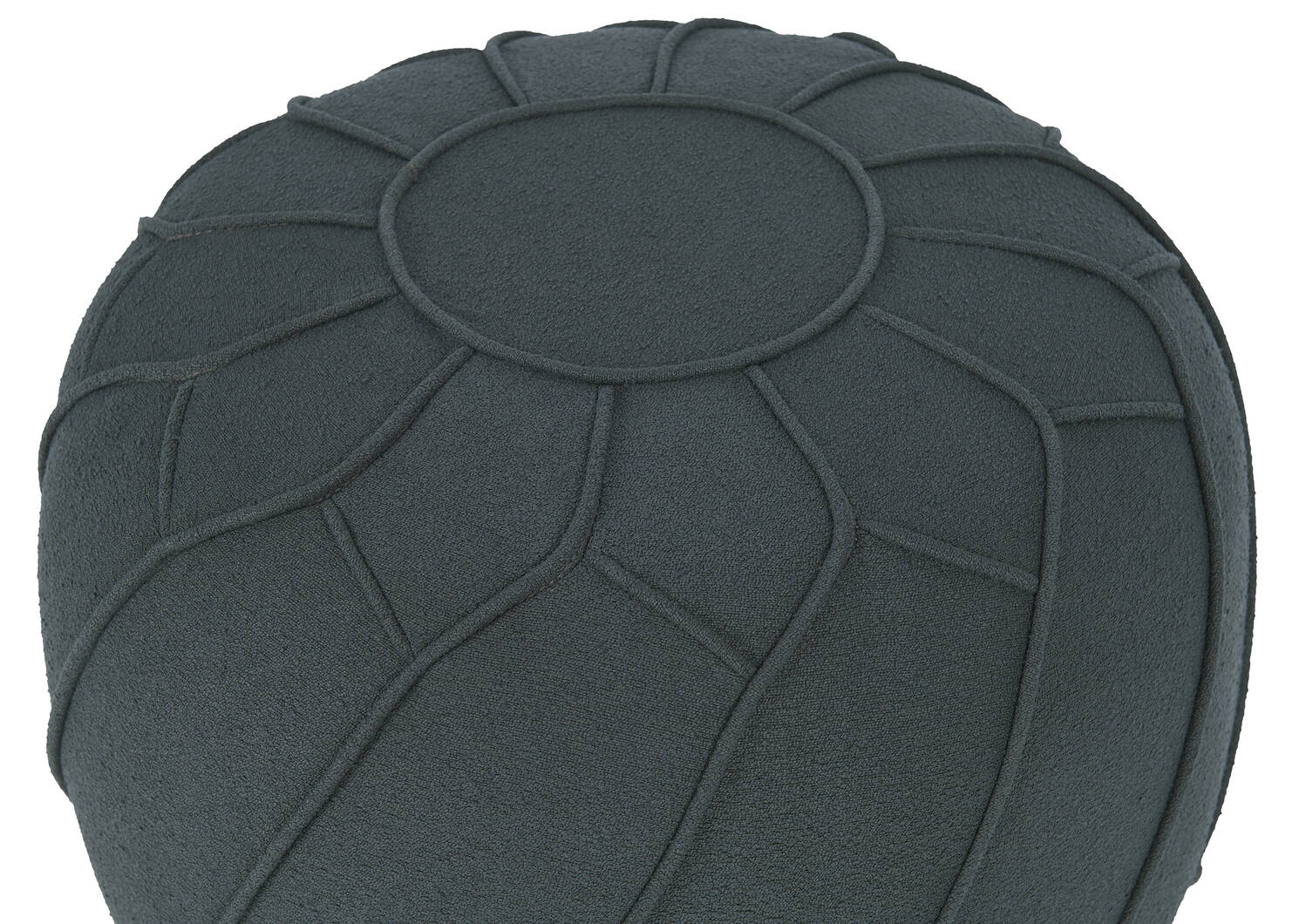 Scarlett Ottoman -Ella Charcoal