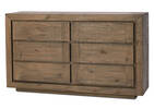 Mandalay 6 Drawer Dresser -Dune Brown