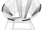 Porto Chair -White/Grey