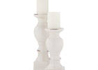 Alessio Candle Holder Small White