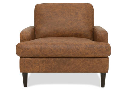Savoy Leather Armchair -Piper Rye