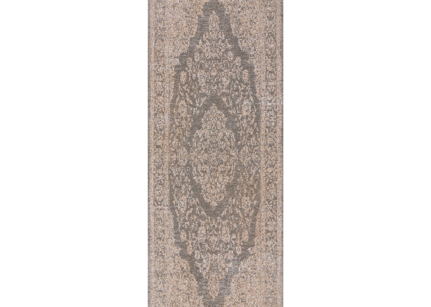 Tapis couloir Classic 30x84 ivoire/gris