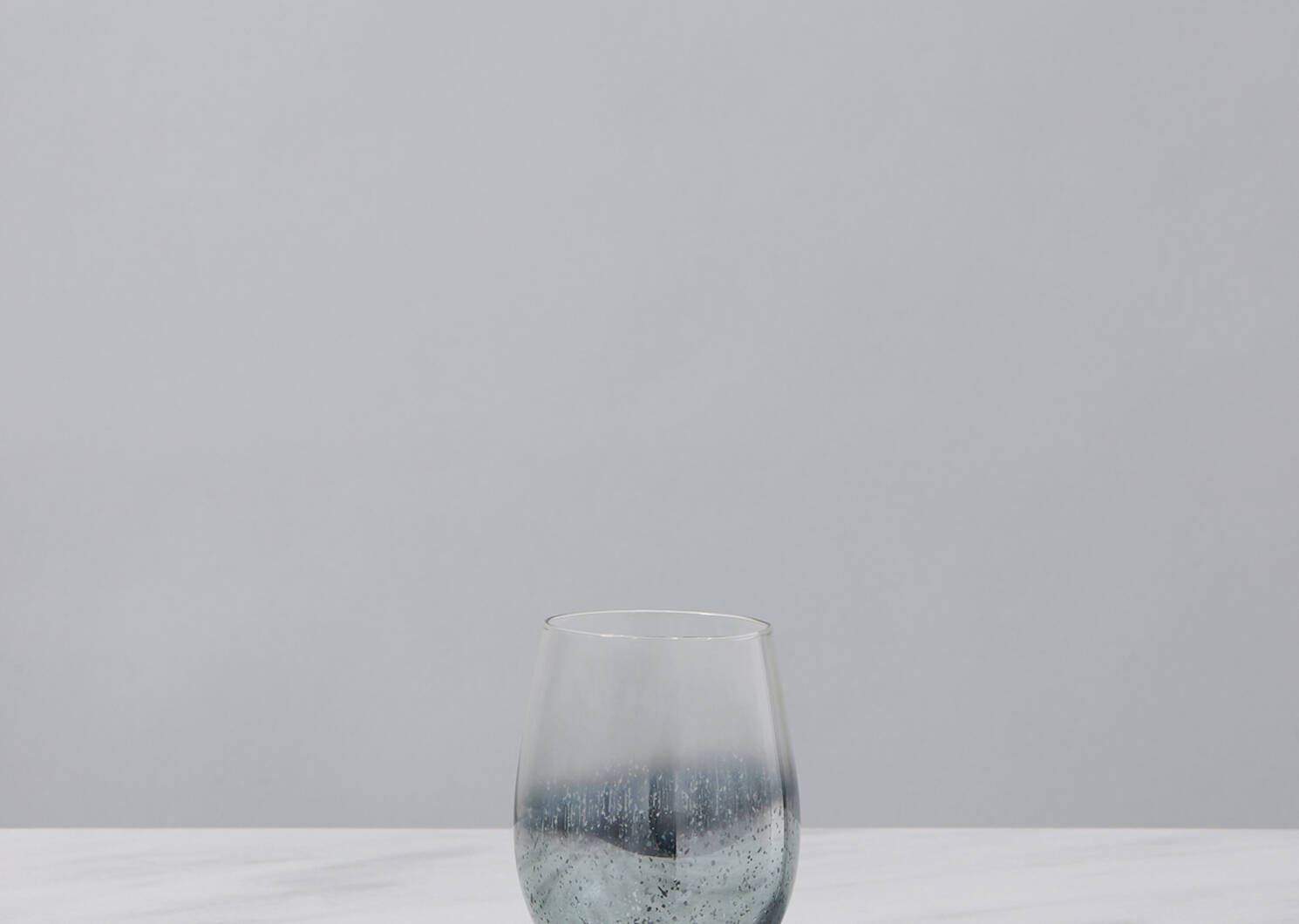 Shimmer Glassware - Silver Grey