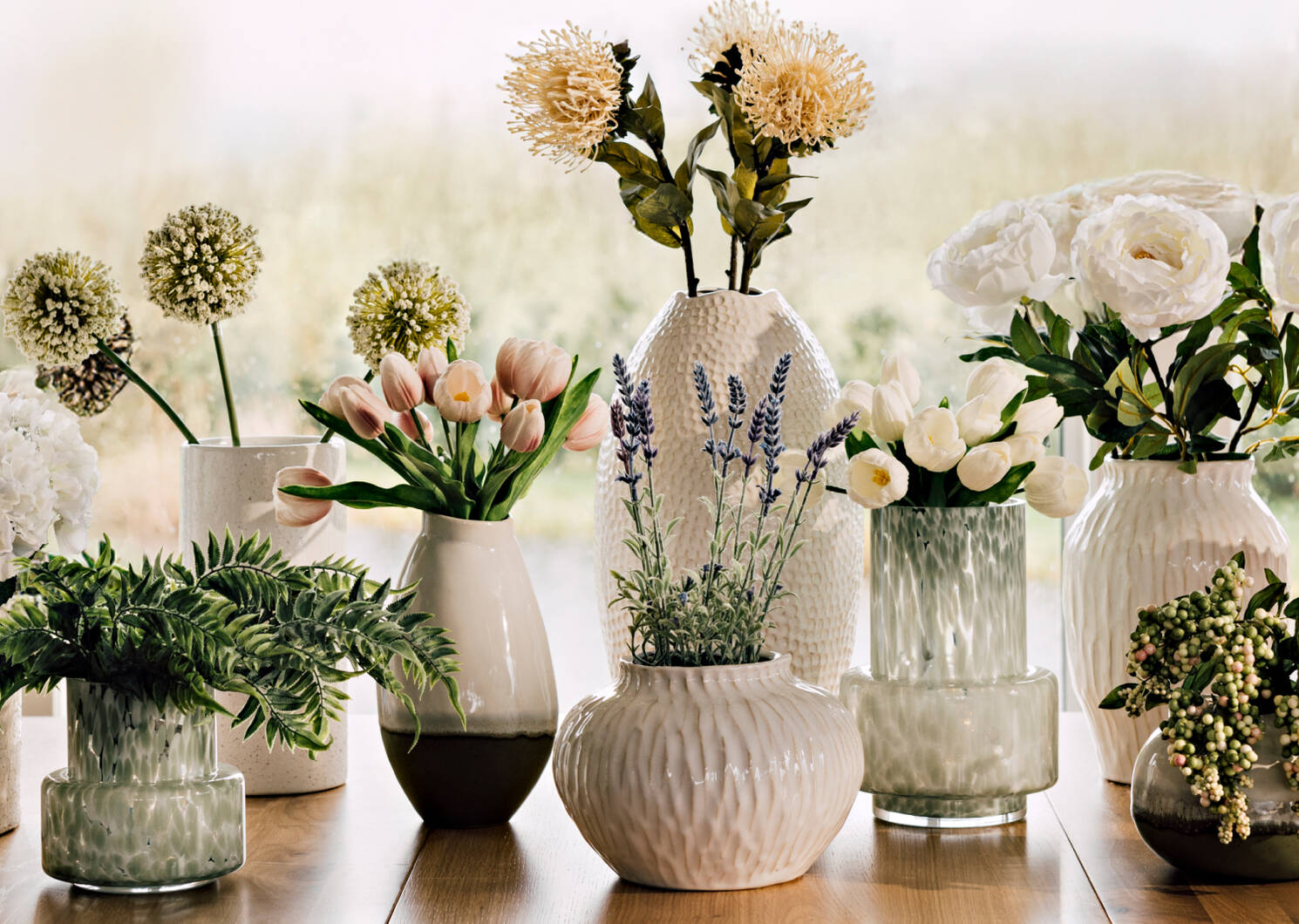 Bouquet de tulipes Agnes blanches