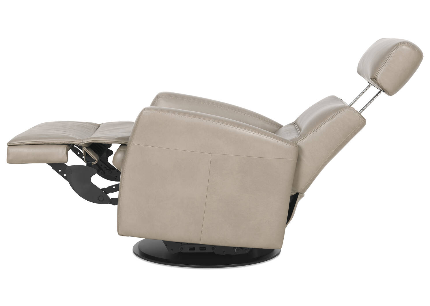 Jasper Leather Recliner -Sol Dove