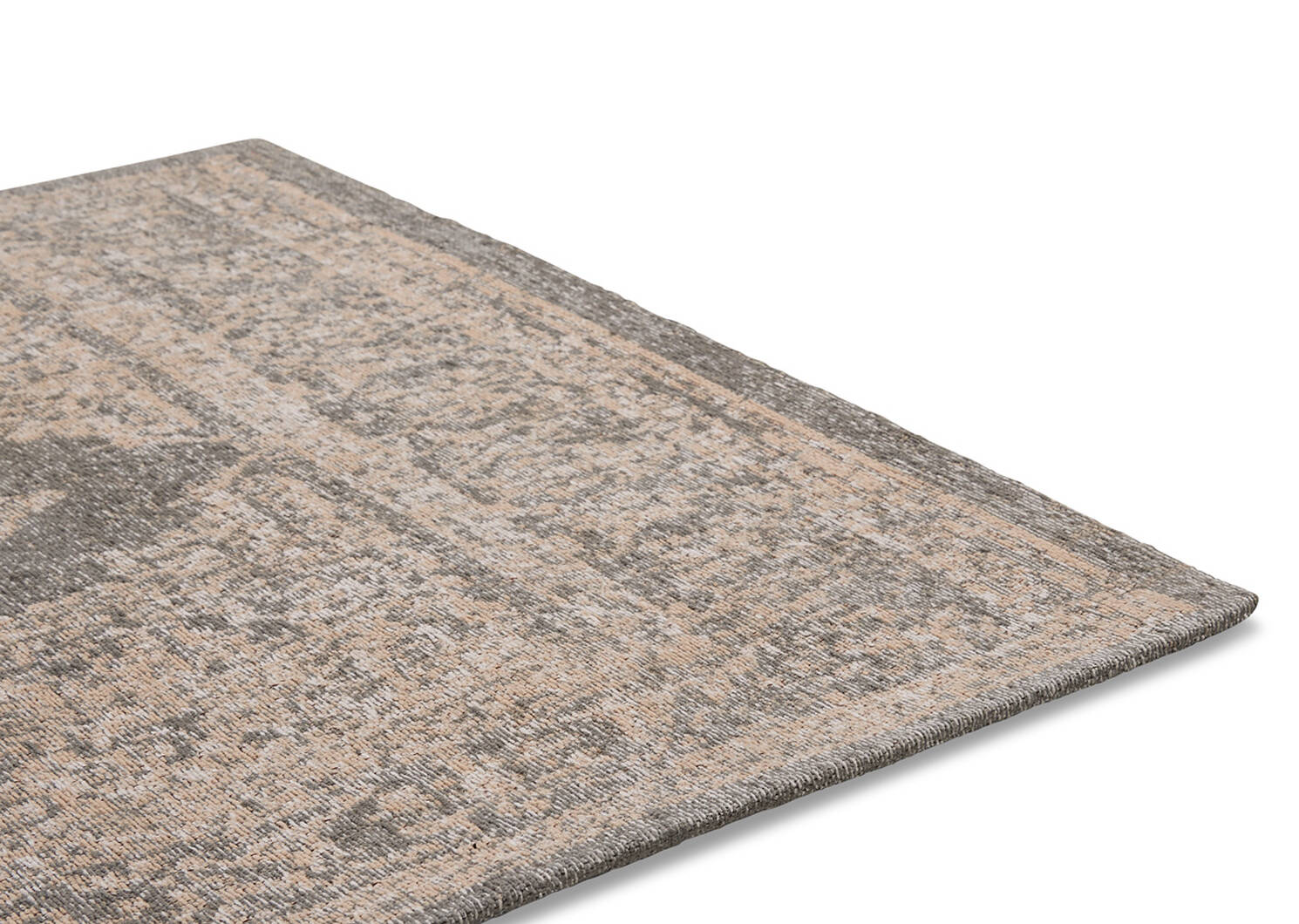 Tapis couloir Classic 30x84 ivoire/gris