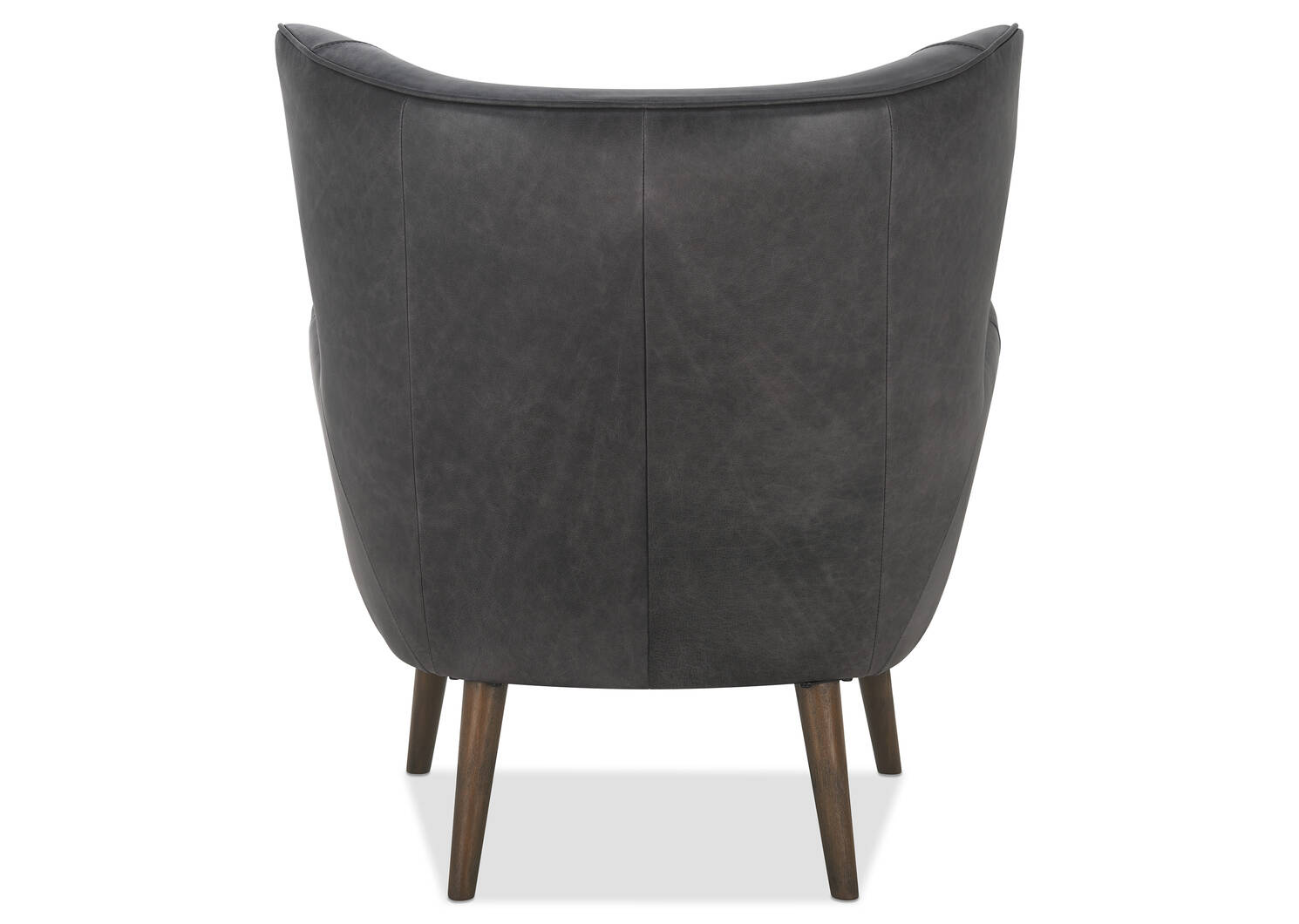 Fauteuil en cuir Diablo -Harrod charbon