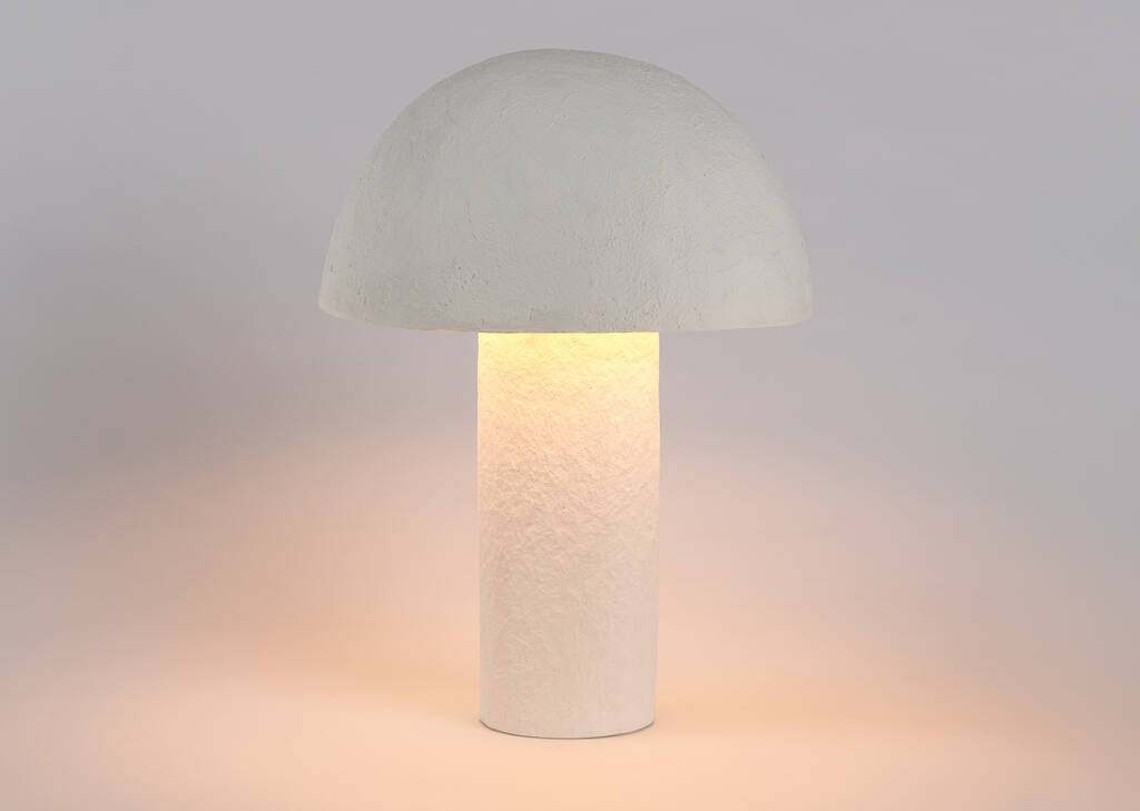 Lampe de table Tanay blanche