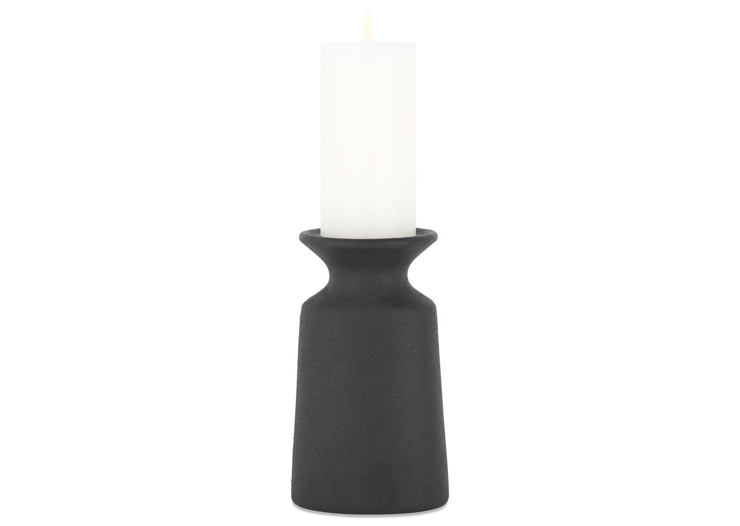 Grand porte-bougie Cillian noir