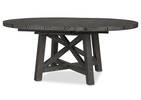 Ironside Ext Dining Table Rnd -Smoke