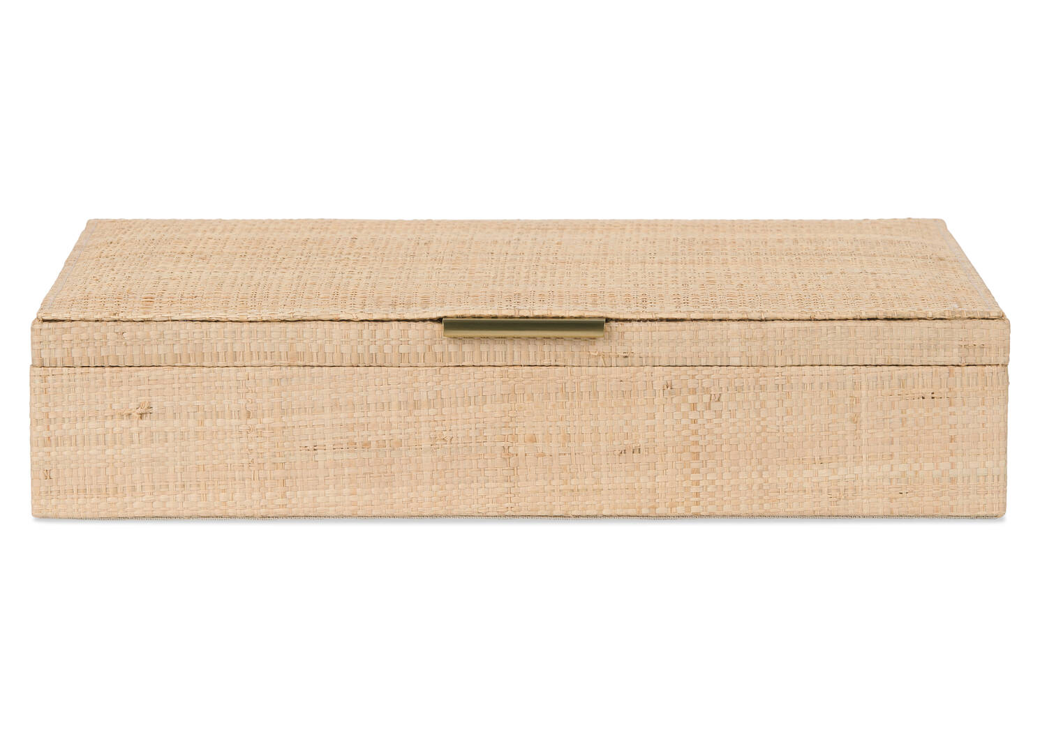 Rollins Raffia Storage Box Large Natural