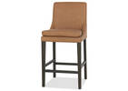 Maurizio Lthr Counter Stool -Torino Clay