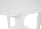 Febe Drop Leaf Dining Table -Heron White