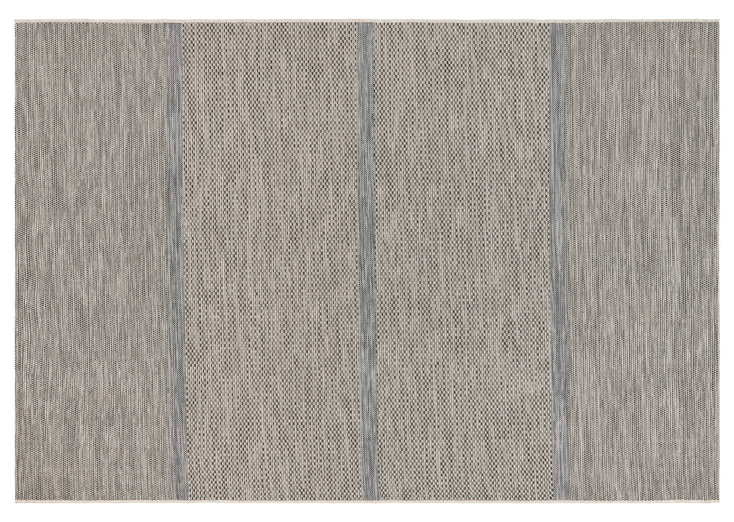 Cocos Rug 63x93 Black/Ivory