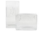 Dora Vase Wide Clear