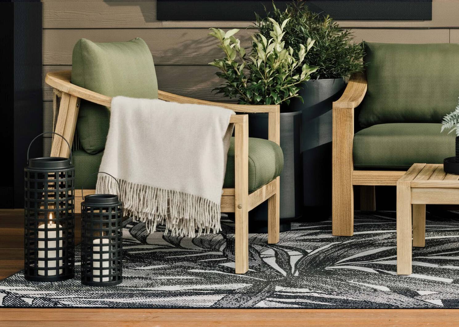 Luce Lantern Short Black