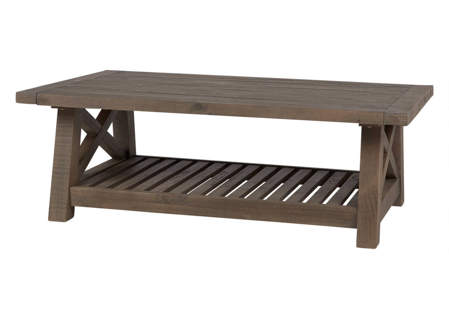 Ironside Coffee Table Rustic Grey Urban Barn