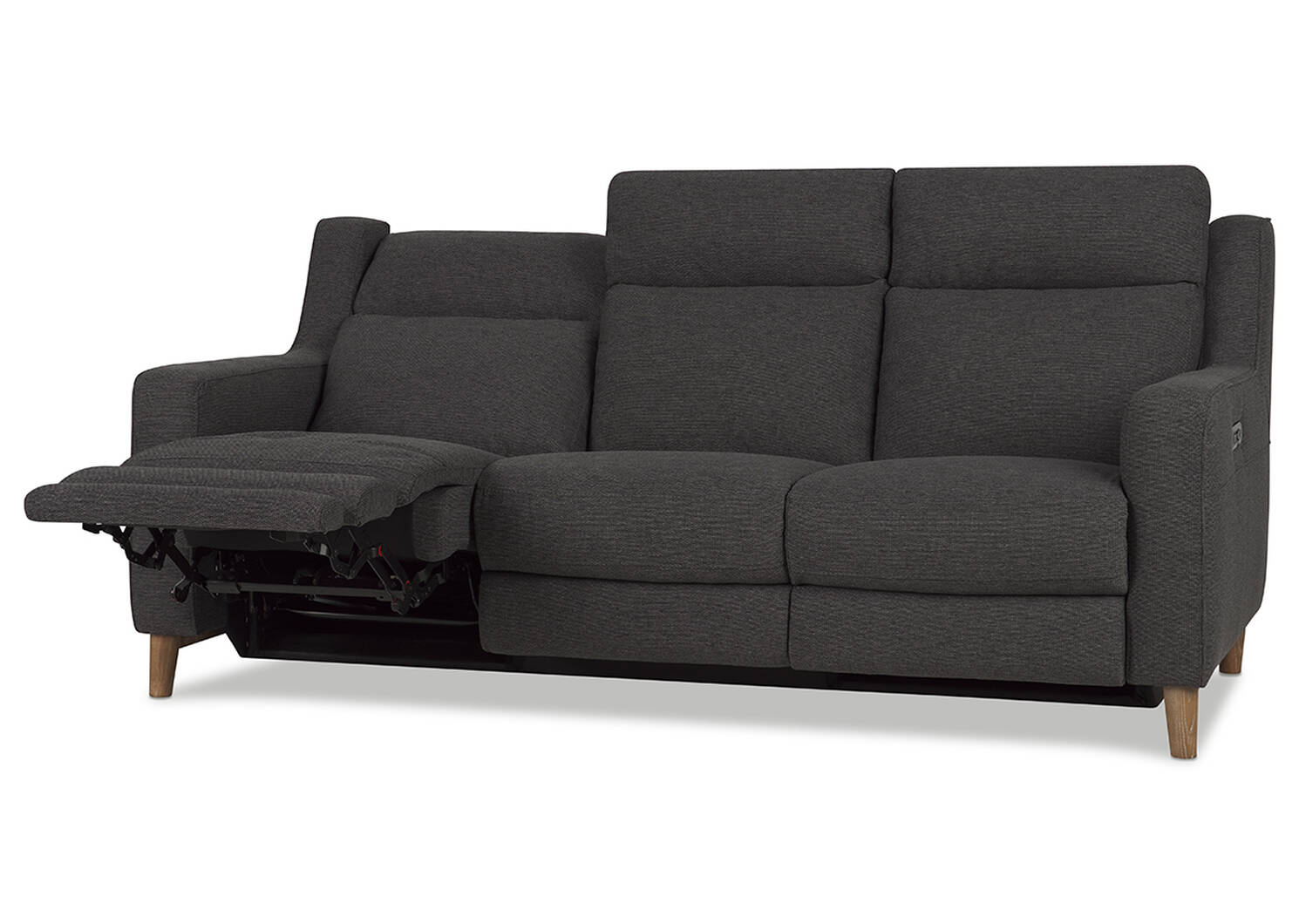 Sanibel Reclining Sofa -Brava Charcoal