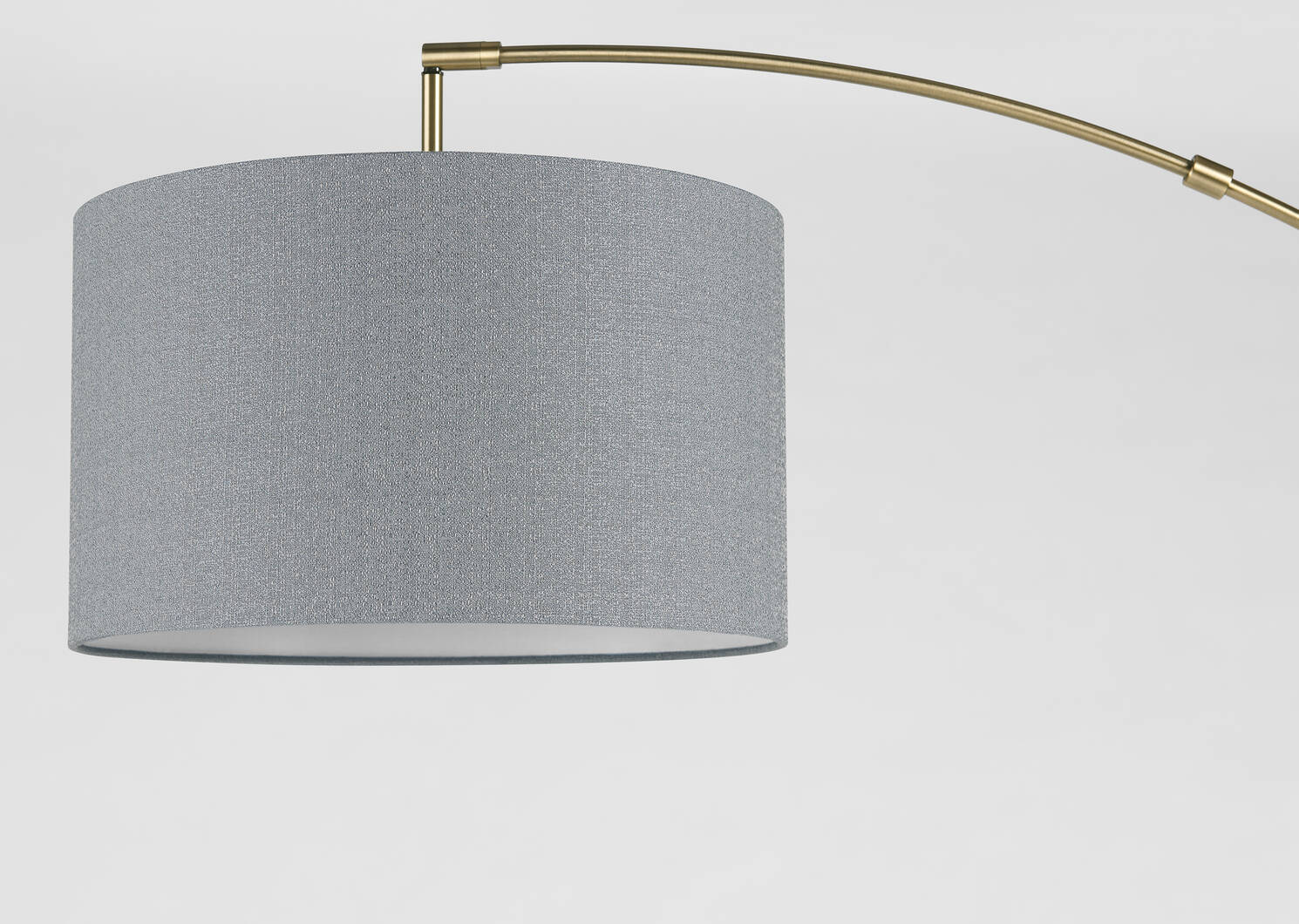Lampe sur pied en arc Yonge noir/laiton