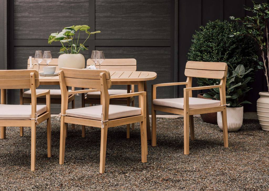Cabrio Outdoor Dining Chair -Natural