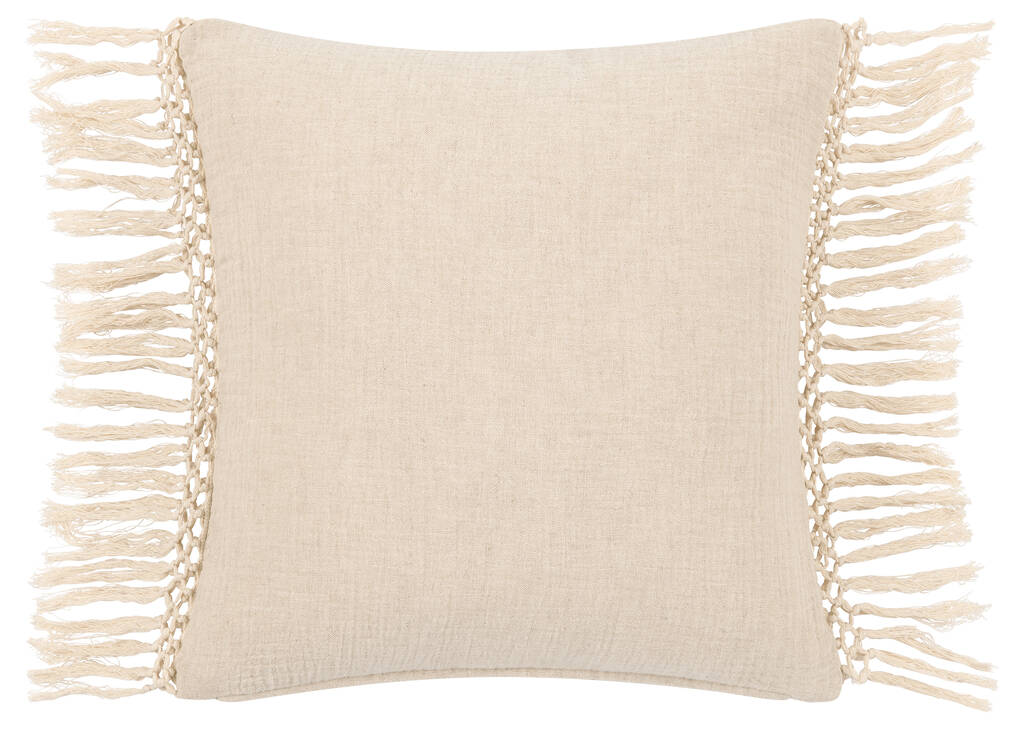 Lara Cotton Pillow 20x20 Ivory