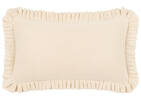 Claridge Cotton Ruffle Pillow 14x24 Nat
