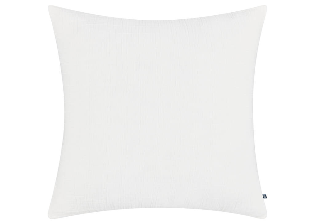 Vicky Cotton Pillow 24x24 Ivory