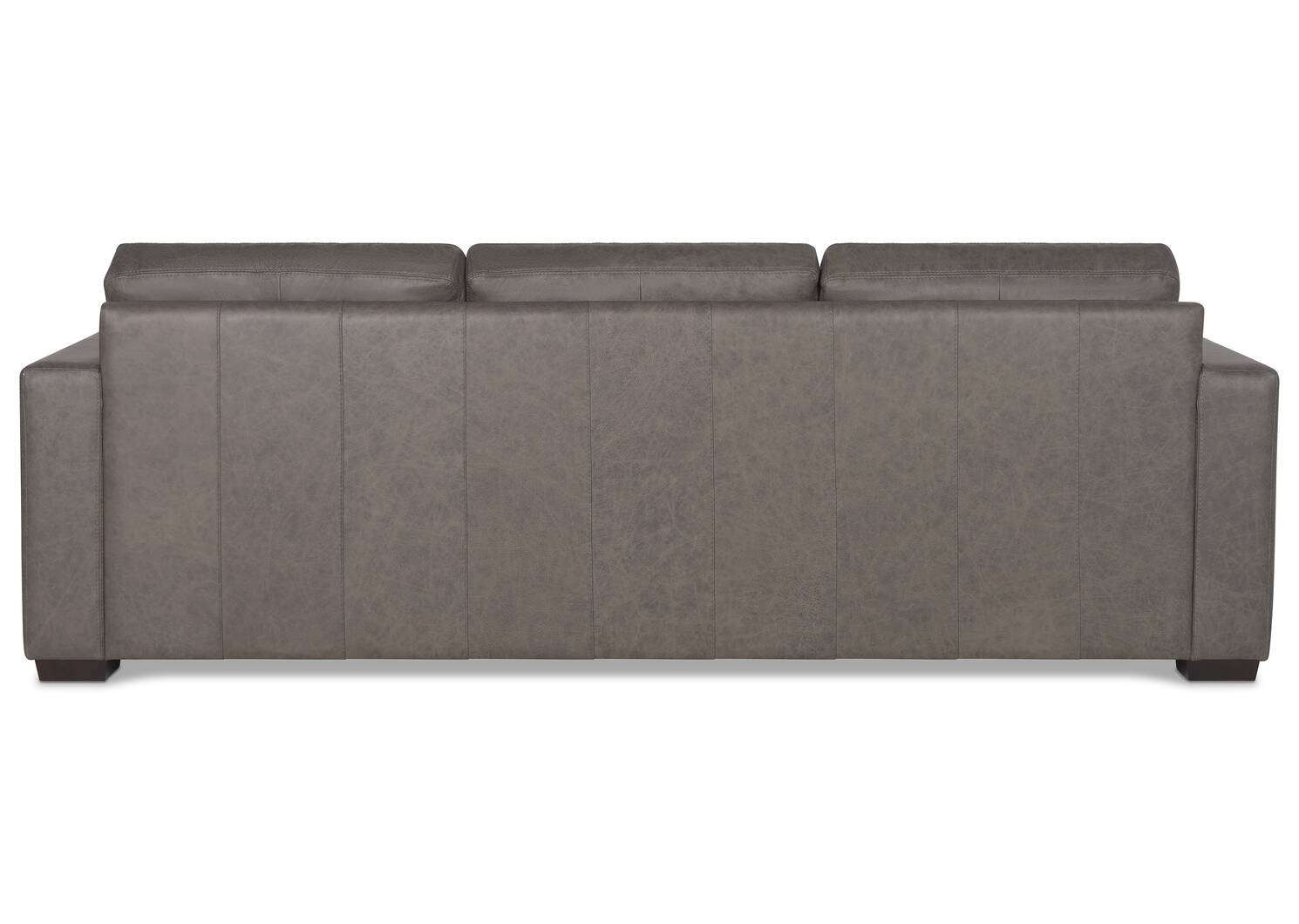 Brewer Leather Sofa -Piper Thunder