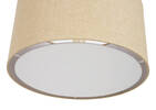 Lampe suspendue tambour Camila naturelle