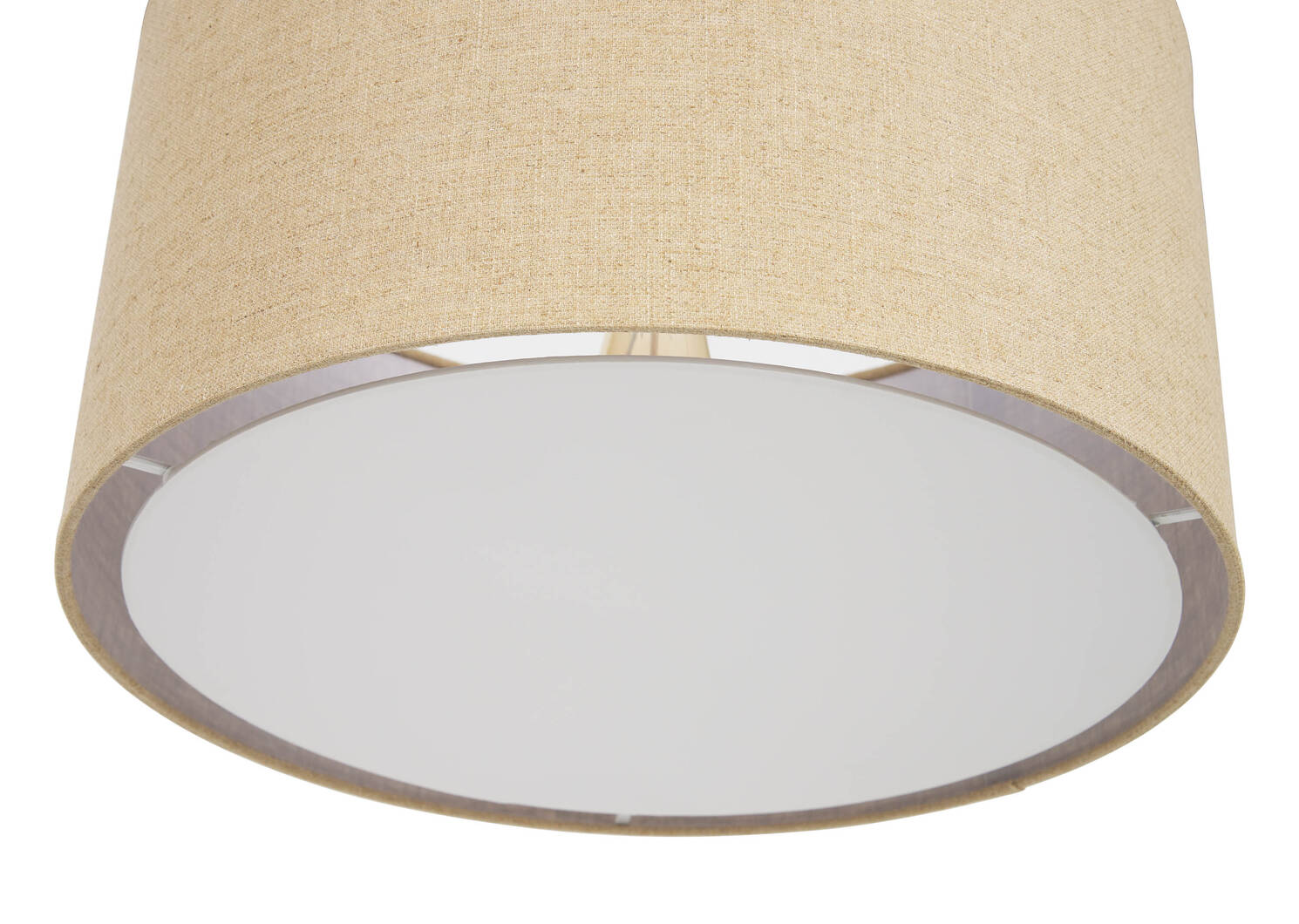 Lampe suspendue tambour Camila naturelle