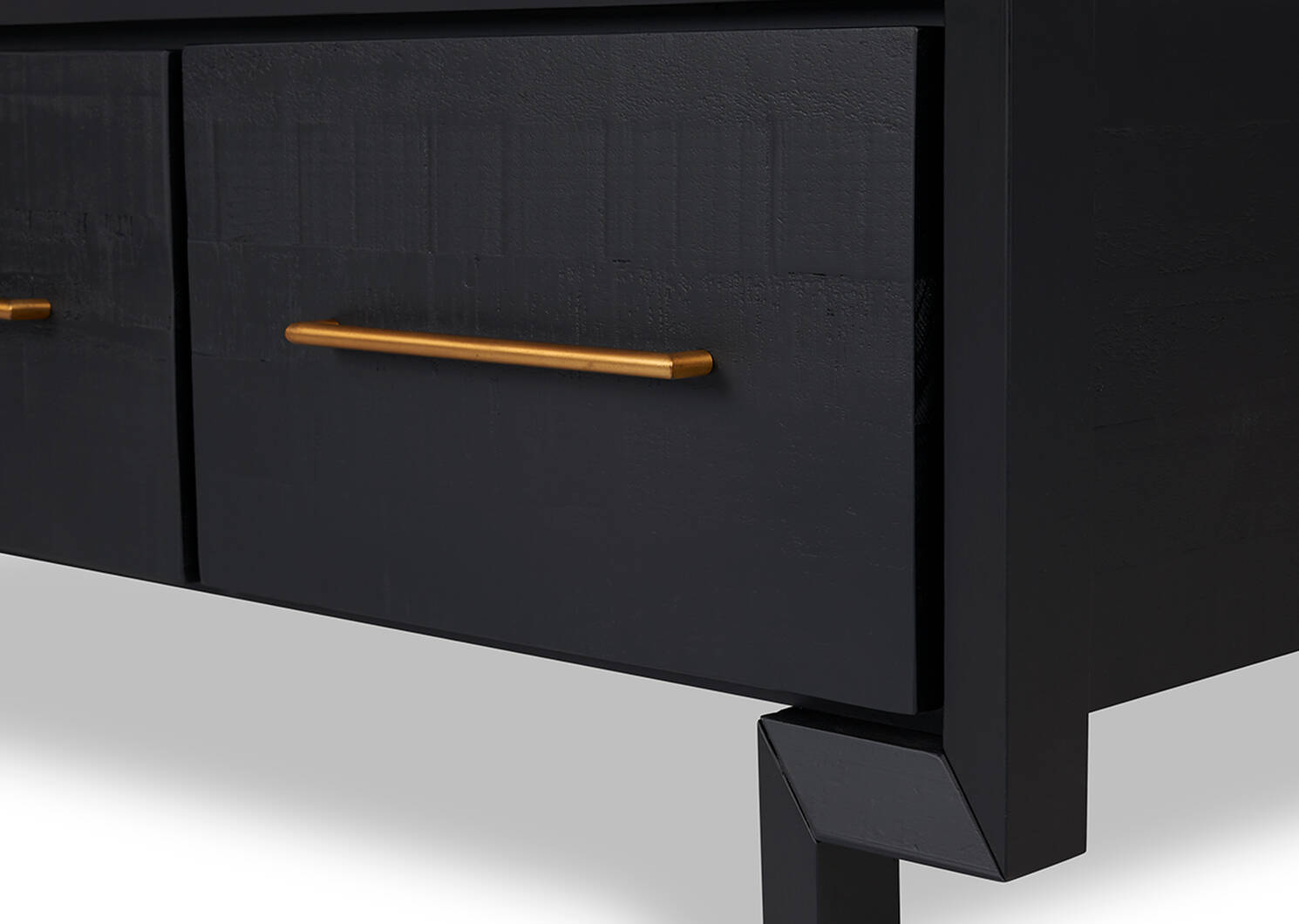 Edgehill Storage Bed -Anvil Black, KING