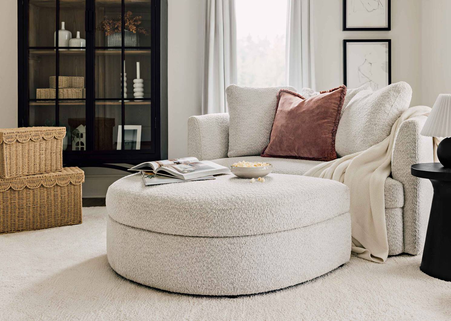 Coussin en velours Aline 20x20 tamarin